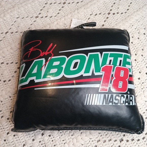 Nascar Other - Vintage Y2K BOBBY LABONTE #18 Nascar 2000 Joe Gibbs Racing‎ Pillow Seat Sports